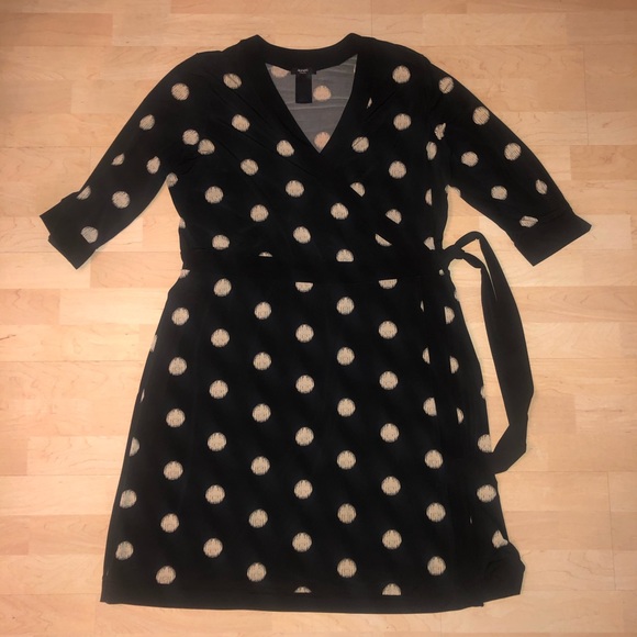 Faux wrap dress